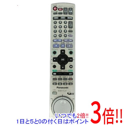 Rakuten - 【いつでも2倍！1日と5.0のつく日、18日は3倍！】【中古】Panasonic DVDリモコン EUR7632X20 本体いたみ