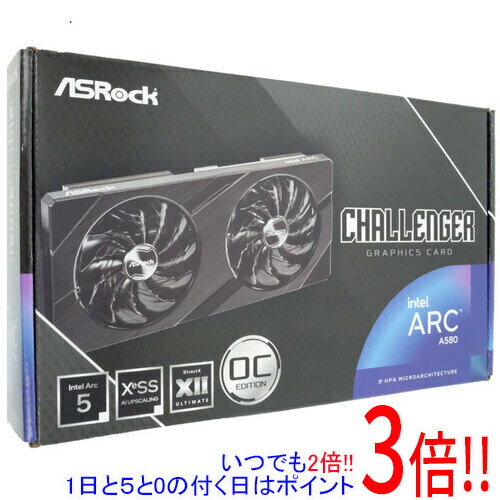【いつでも2倍！1日と5.0のつく日、18日は3倍！】ASRock製グラボ Intel Arc A580 Challenger 8GB OC PC..
