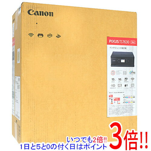 【延長保証対応!!】【新品訳あり(箱きず・やぶれ)】 Canon製 インクジェット複合機 PIXUS TS7630 ブラ..
