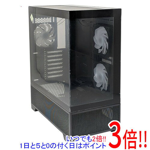 【新品(開封のみ)】 SILVERSTONE PCケース Lucid 05 SST-LD05-B-ARGB 黒