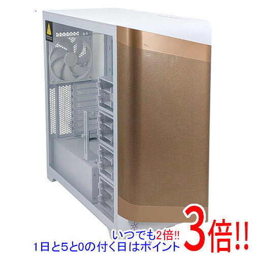 【新品(開封のみ)】 SILVERSTONE PCケース SST-SEA2Y-GWG ローズゴールド/ホワイト
