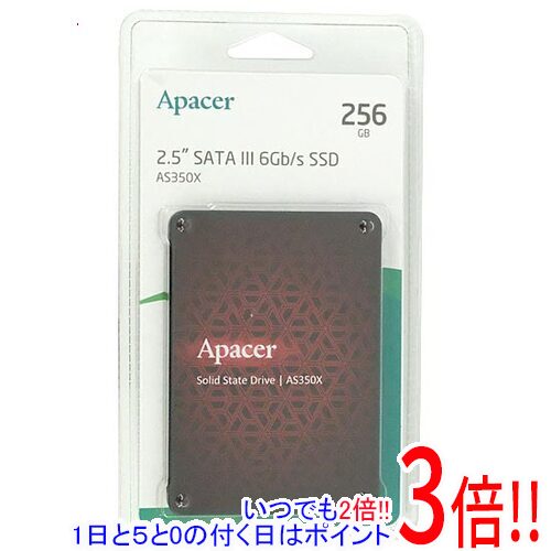 Apacer 内蔵SSD 2.5インチ AS350X AP256GAS350XR-1 256GB