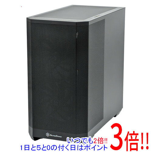 【新品(開封のみ)】 SILVERSTONE PCケース SST-SEH2M-B ブラック