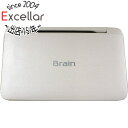 商品名【中古】SHARP製 カラー電子辞書 Brain 生活教養モデル PW-A1-W ホワイト 展示品商品状態 本商品は展示品となっております。 ※展示品ですので、本体にキズ、汚れ等がついていることがございます。 ※外箱に破れや潰れ等の傷み、もしくは汚れがある商品となっております。 パッケージ内部に影響のあるレベルではございません。ご理解の上ご検討お願いします。 商品説明 5.5型WVGA＋液晶搭載のカラー電子辞書 商品名 カラー電子辞書　ブレイン 型番/カラー Brain PW-A1-W [ホワイト系] 仕様 [基本仕様] モデル 生活・教養 主な用途 海外旅行/英語学習(小学・中学・高校)/生活実用 本体機能 タッチパネル/音声 [各種辞書] 国語系辞書 大辞林/明鏡国語辞典/日本語大シソーラス 類語検索大辞典/カタカナ外来語ABC略語辞典/三省堂 反対語便覧/NHK 日本語発音アクセント辞典/漢字源 英語系辞書 ジーニアス英和辞典/ジーニアス和英辞典/カタカナで引ける英和辞典 その他の辞書 ことわざ/四字熟語/古語/手紙/スピーチ/日本史/世界史/百科事典/冠婚葬祭/家庭の医学/法律/他 [本体情報] 画面サイズ 5.5型 内蔵メモリー容量 500MB 電源 内蔵充電池 USB接続 ○ 最大使用可能時間 140 時間 幅x高さx奥行 152.4x18.4x94.5 mm 重量 260 g [コンテンツ追加] microSDカード ○ ダウンロード ○ [カラー] カラー ホワイト系 メーカー SHARP製 その他 ※商品の画像はイメージです。その他たくさんの魅力ある商品を出品しております。ぜひ、見て行ってください。※返品についてはこちらをご覧ください。　