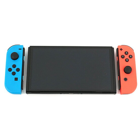 【中古】任天堂 Nintendo Switch 有機ELモデル HEG-S-KABAA ネオンブルー・ネオン...