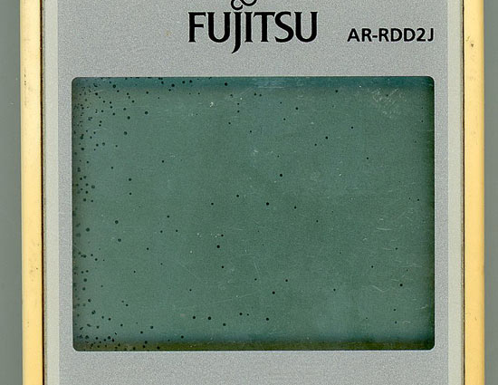 【いつでも2倍！1日と5.0のつく日、18日は3倍！】【中古】FUJITSU エアコンリモコン AR-RDD2J 液晶画面いたみ