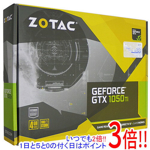 【いつでも2倍！5．0のつく日は3倍！1日も18日も3倍！】【中古】ZOTAC GeForce GTX 1050 Ti 4GB Mini ZT-P10510A-10L 元箱あり