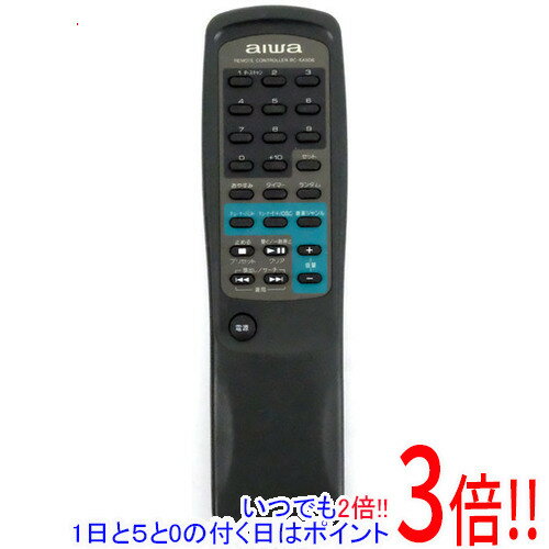Cameras - 【いつでも2倍！1日と5.0のつく日、18日は3倍！】【中古】AIWA オーディオリモコン RC-6AS06