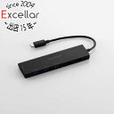 【いつでも2倍!5.0のつく日、18日は3倍!】ELECOM USB Type-Cコネクタ搭載USBハブ U3HC-H060BK ブラック(2)