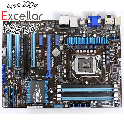 【いつでも2倍！5．0のつく日は3倍！1日も18日も3倍！】【中古】ASUS製 ATXマザーボード P8H77-V LGA1155