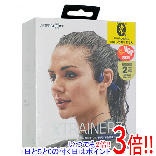 Shokz オーディオプレーヤー搭載骨伝導ヘッドフォン Xtrainerz AFT-EP-000017 4GB サファイアブルー