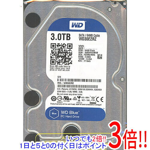 楽天市場】wd hdd 3tb wd blue wd30ezrzの通販
