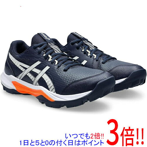 【いつでも2倍！1日と5.0のつく日、18日は3倍！】asics アシックス 25.0cm ハンドボールシューズ GEL-PEAKE 3 1113A057 ミッドナイト/クリーム