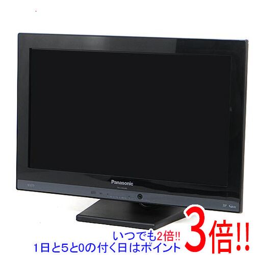 【いつでも2倍！1日と5.0のつく日、18日は3倍！】【中古】Panasonic 19V型 液晶テレビ TH-L19X3PS リモコンなし 本体いたみ