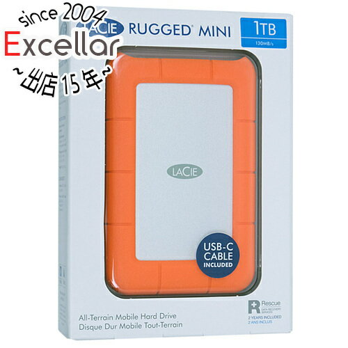 【いつでも2倍！5．0のつく日は3倍！1日も18日も3倍！】LaCie ポータブルHDD Rugged Mini LAC301558 1TB