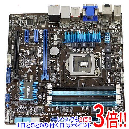 【いつでも2倍！1日と5.0のつく日、18日は3倍！】【中古】ASUS製 MicroATXマザーボード P8H77-M PRO LGA1155