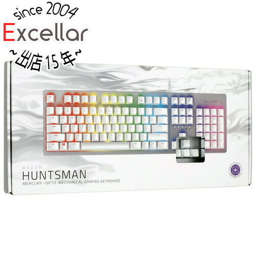 Razer ゲーミングキーボード US配列 Huntsman Mercury Edition RZ03-02521900-R3M1 Mercury White 元箱あり