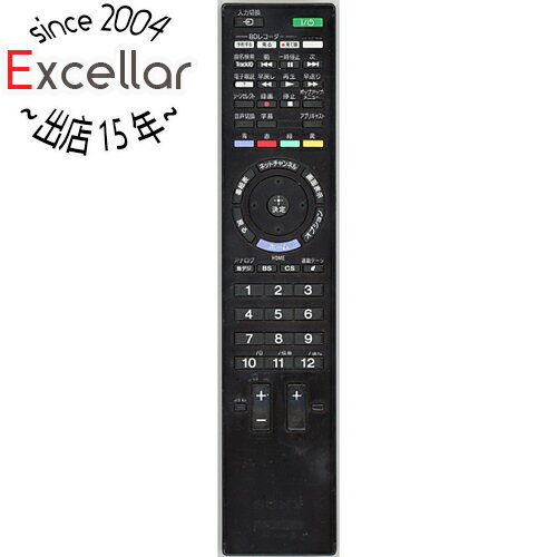 乐天商城 - 【いつでも2倍！1日と5.0のつく日、18日は3倍！】【中古】SONY テレビ用リモコン RM-JD024 文字消え