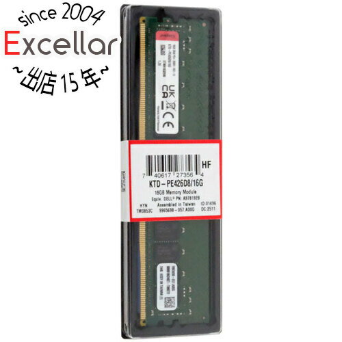 【いつでも2倍!5.0のつく日、18日は3倍!】Kingston製 KTD-PE426D8/16G DDR4 PC4-21300 16GB ECC Registered 【いつでも2倍!5.0のつく日、18日は3倍!】Kingston製 KTD-PE426D8/16G DDR4 PC4-21300 16GB ECC Registered