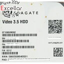 【中古】SEAGATE製HDD ST1000VM002 1TB SATA300 5900 0〜100時間以内