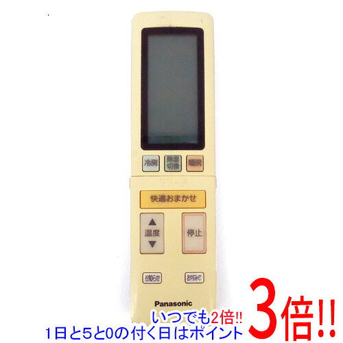 商品名【中古】Panasonic エアコンリモコン A75C4629 本体いたみ商品状態動作確認済の中古品です。※本体が日焼けしております。※本体の背面に多数の擦り傷が見られます。※中古品ですので、傷、汚れ等がございます。ご理解の上、ご検討お願いします。型番A75C4629付属品※付属品なし。本体のみとなります。ご確認後、ご検討お願い致します。その他※掲載画像は代表画像です。実際の商品と細部が異なる場合がございますので、商品状態につきましては表記の内容をご確認ください。※返品についてはこちらをご覧ください。　