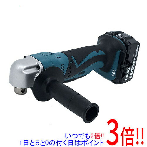 商品名【中古】マキタ 10mm 充電式アングルドリル DA350DRF ケースいたみ 展示品商品状態本商品は展示品となっております。※ケース・付属品完備※ケースに傷があります。※展示品ですので、本体にキズ、汚れ等がついていることがございます。ご理解の上ご検討お願いします。型番DA350DRF仕様[本体仕様]タイプ：電動ドリル電源：バッテリー式(充電池)[付属バッテリー]充電時間：22 分[サイズ・重量]幅x高さx奥行き：79x115x314 mm重量：1.6 kg付属品：バッテリBL1830・充電器DC18RA・サイドグリップ・フック・ケース付備考製品安全4法の規制対象外の製品となっております。その他※掲載画像は代表画像です。実際の商品と細部が異なる場合がございますので、商品状態につきましては表記の内容をご確認ください。※返品についてはこちらをご覧ください。　