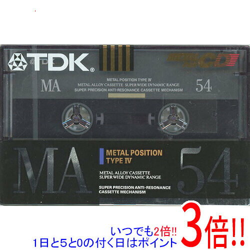 商品名TDK カセットテープ メタルポジション MA-54M 54分商品状態新品型番MA-54Mその他※掲載画像は代表画像です。実際の商品と細部が異なる場合がございますので、商品状態につきましては表記の内容をご確認ください。※返品についてはこちらをご覧ください。　