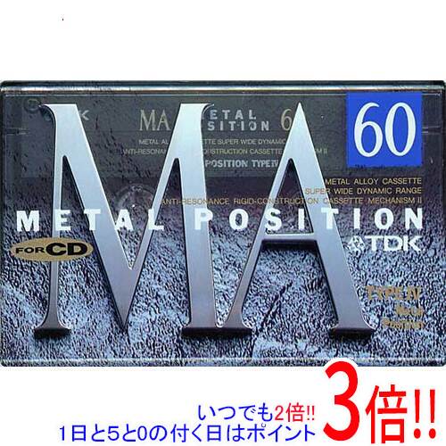 Rakuten - 【いつでも2倍！1日と5.0のつく日、18日は3倍！】TDK カセットテープ メタルポジション MA-60A 60分