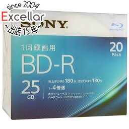 【いつでも2倍！5．0のつく日は3倍！1日も18日も3倍！】SONY ブルーレイディスク 20BNR1VJPS4 BD-R 20枚組