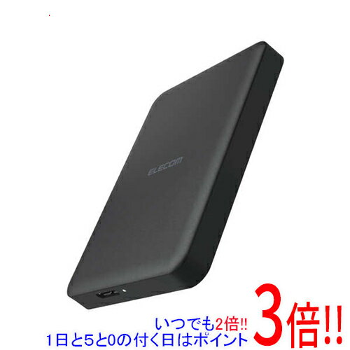 【延長保証対応!!】ELECOM ポータブルハードディスク ELP-HTV010UBK 1TB