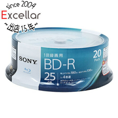 【いつでも2倍!5.0のつく日、18日は3倍!】SONY ブルーレイディスク 20BNR1VJPP4 BD-R 4倍速 20枚組