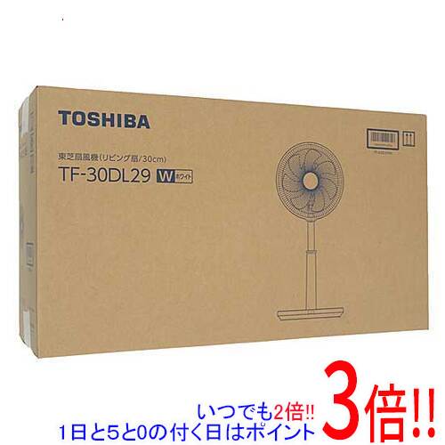 Rakuten - 【延長保証対応!!】TOSHIBA DCリビング扇風機 TF-30DL29(W) ホワイト