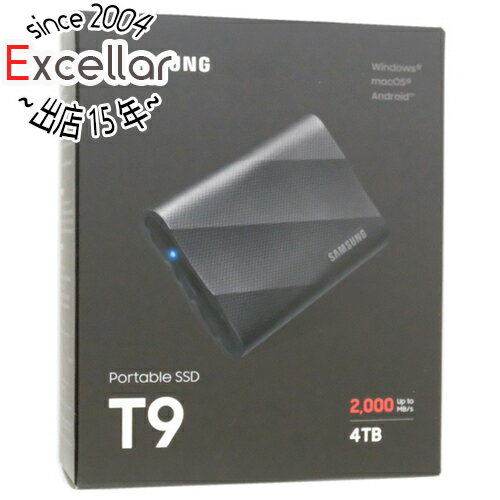 【いつでも2倍!5.0のつく日、18日は3倍!】SAMSUNG製 SSD T9 MU-PG4T0B-IT 4TB 【いつでも2倍!5.0のつく日、18日は3倍!】SAMSUNG製 SSD T9 MU-PG4T0B-IT 4TB