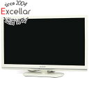 【いつでも2倍!5.0のつく日、18日は3倍!】【中古】SHARP 24型 LED液晶テレビ AQUOS LC-24K20-W リモコンなし 本体いたみ