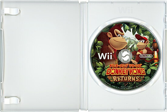 エクセラー3号館 楽天市場店の【中古】ドンキーコング リターンズ Wii 説明書なし・ディスク傷・カバー・ケースいたみ｜アングル3