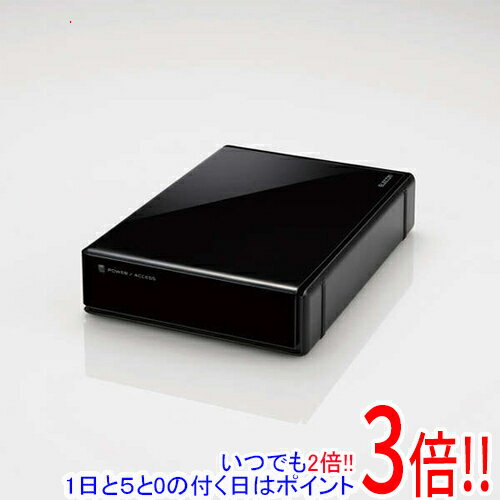 【延長保証対応!!】ELECOM 外付ハードディスク ELD-QEN2080UBK ブラック 8TB