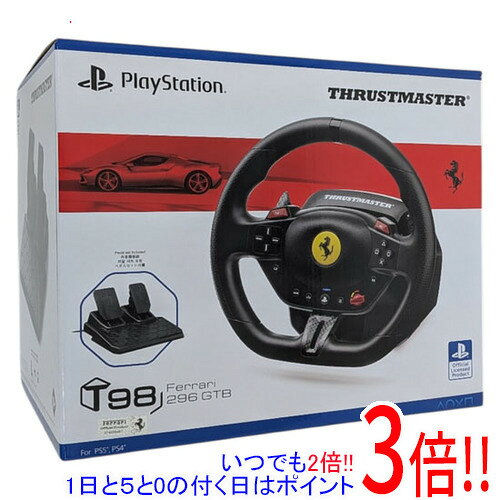 Thrustmaster ステアリングコントローラー T98 Ferrari 296 GTB 4160918 ブラック