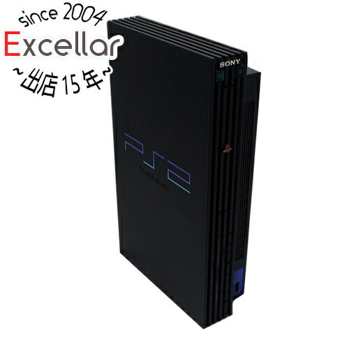 商品名【中古】SONY PS2 ミッドナイト・ブラック SCPH-50000NB商品状態 動作確認済の中古品です。 商品説明 プレイステーション2の第3期モデル。 SCPH-3x000シリーズとの違いは、それまで装備されていたIEEE1394(iLink)端子が省略され、リモコン受像部が内蔵しました。これにより、リモコンで電源のON/OFFやディスクトレイの開閉が可能になり、再設計でこれまでよりも作動音が軽減されています。 “Emotion Engine”と“Graphic Synthesizer”という2つのチップを搭載し、初代プレイステーションをはるかに超えるグラフィック性能を実現しています。 商品名 プレイステーション2 型番 SCPH-50000 NB 基本仕様 CPU 128bit Emotion Engine クロック周波数:300MHz メインメモリ:32MB RDRAM メモリ帯域幅:3.2GB/s 浮動小数点演算能力:6.2GFlops GPU Graphic Synthesizer クロック周波数：150MHz VRAM：4MB ポリゴン描画性能:7500万ポリゴン/s サウンド SPU×2 サンプリング周波数：44.1KHzまたは48KHz 対応フォーマット PlayStation規格CD-ROM PlayStation2規格CD-ROM PlayStation2規格DVD-ROM 音楽CD DVDビデオ(DVD-R、DVD+R、DVD-RW、DVD+RW) DVD-RW(VRモード) 入出力 コントローラ端子×2 メモリーカード差し込み口×2 USB端子×2 拡張ベイ×1 AVマルチ出力端子×1 光デジタル出力端子×1 サイズ 外見寸法 縦182mm×横301mm×高さ78mm 質量 質量約2.0kg 付属品 ※画像のものがすべてです。 ご確認後、ご検討お願いします。 その他 ※商品の画像はイメージです。その他たくさんの魅力ある商品を出品しております。ぜひ、見て行ってください。※返品についてはこちらをご覧ください。　