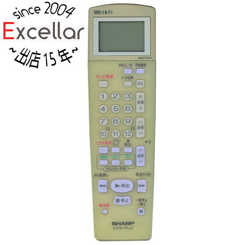 Rakuten - 【いつでも2倍！1日と5.0のつく日、18日は3倍！】【中古】SHARP製 ビデオリモコン GA017TEV1