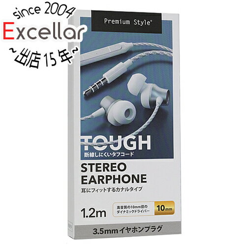 【いつでも2倍!5.0のつく日、18日は3倍!】PGA ステレオイヤホン タフケーブル/カナルタイプ Premium Style PG-SETC1WH4 ホワイト 【いつでも2倍!5.0のつく日、18日は3倍!】PGA ステレオイヤホン タフケーブル/カナルタイプ Premium Style PG-SETC1WH4 ホワイト