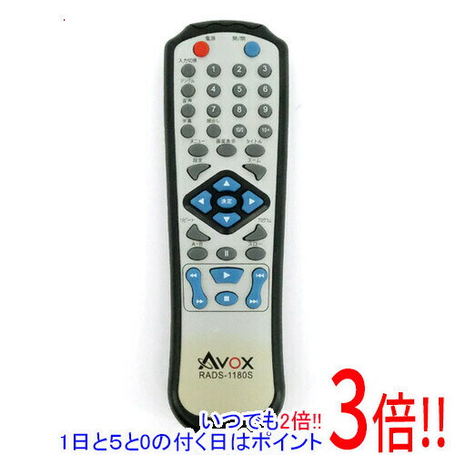 Rakuten - 【いつでも2倍！1日と5.0のつく日、18日は3倍！】【中古】AVOX製 DVDリモコン RADS-1180S