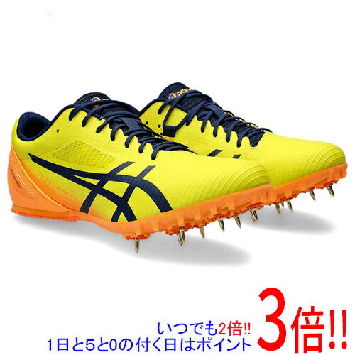 【いつでも2倍！1日と5.0のつく日、18日は3倍！】asics アシックス 26.0cm 陸上スパイク HEATSPRINT 13 1093A199 ブライトイエロー/ブルーエクスパンス