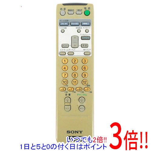 乐天商城 - 【いつでも2倍！1日と5.0のつく日、18日は3倍！】【中古】SONY テレビ用リモコン RM-J243