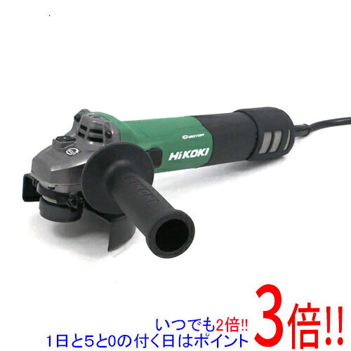 商品名HiKOKI 電子ディスクグラインダ(ブレーキ付) G13BYE2商品状態新品です。当店では電動工具に関しましての初期不良の対応期間を2週間と定めさせていただいております。それ以降の使用に関しましての不良は当店で対応致しかねます。プロ用の専門工具となる為、メーカーでの保証がございません。予めご了承の上、ご購入の検討をお願い致します。型番G13BYE2仕様メーカー:HiKOKI(旧日立工機)タイプ グラインダー形状 ディスク動力 電気(コード式)回転数 10000 rpm砥石寸法(外径) 125 mm砥石寸法(穴径) 22 mm対応電圧 100V重量 2.1 kg標準付属品：レジノイドフレキシブルトイシ・ホイルガード・スパナ・サイドハンドル・フィルタその他※掲載画像は代表画像です。実際の商品と細部が異なる場合がございますので、商品状態につきましては表記の内容をご確認ください。※返品についてはこちらをご覧ください。　