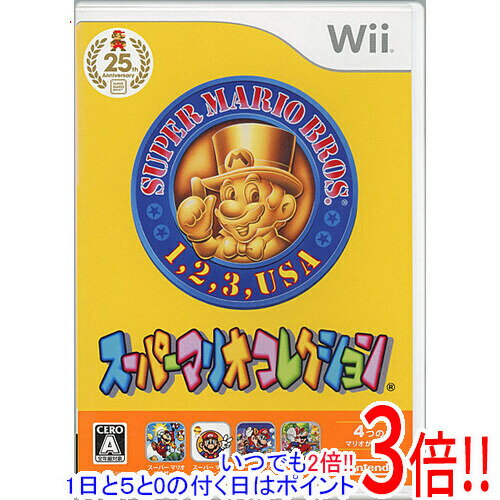 【中古】スーパーマリオコレクション Wii ディスク傷