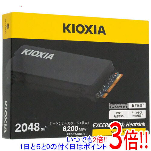 キオクシア EXCERIA with Heatsink SSD-CK2.0N4HS ブラック