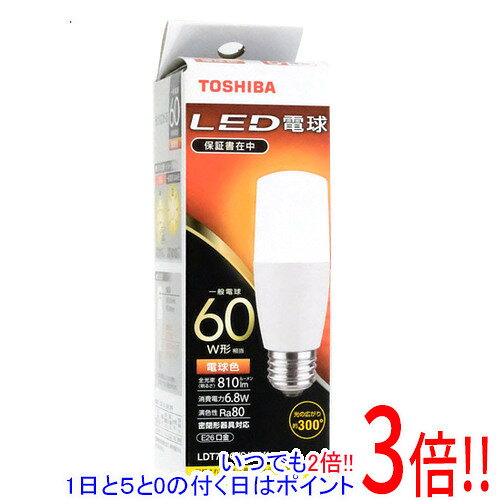 Rakuten - 【いつでも2倍！1日と5.0のつく日、18日は3倍！】TOSHIBA LED電球 E26口金 電球色 LDT7L-G/S/60V1