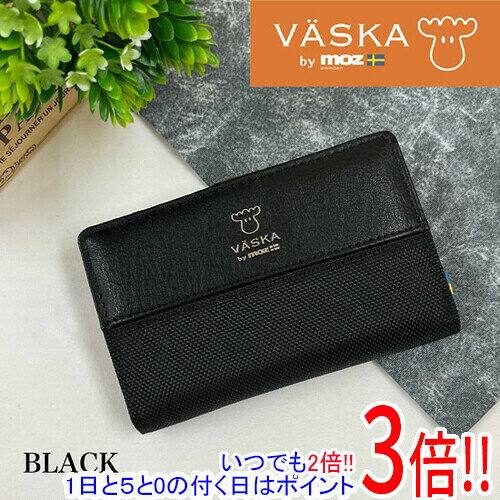 乐天商城 - 【いつでも2倍！1日と5.0のつく日、18日は3倍！】【新品(開封のみ)】 VASKA by moz グルーシス L字ファスナー札入れ VS-0122 ブラック