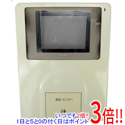 【中古】松下電工 ドアホン親機 らくらく玄関番1型親機 NAiS WQS520W 本体のみ 本体いたみ