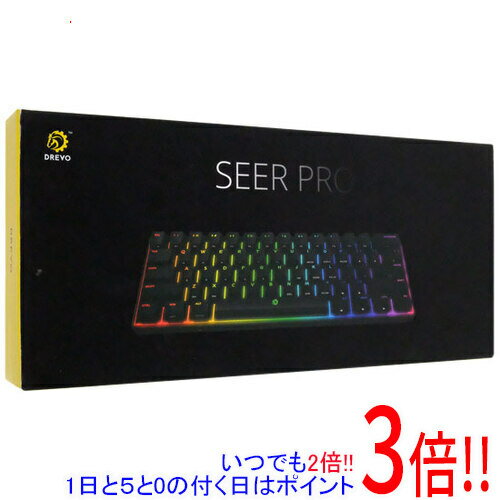 【いつでも2倍！1日と5.0のつく日、18日は3倍！】【新品(開封のみ)】 DREVO テンキーレス メカニカルキーボード 青軸 英語配列 ホワイト Seer PRO